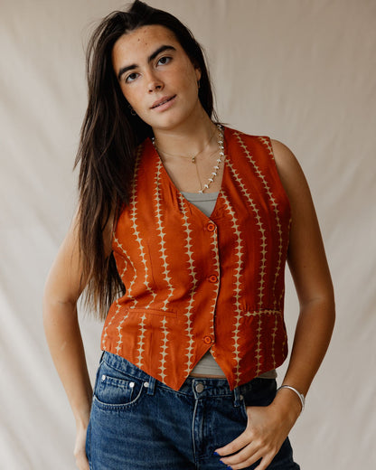 Island Dreams Vest Orange