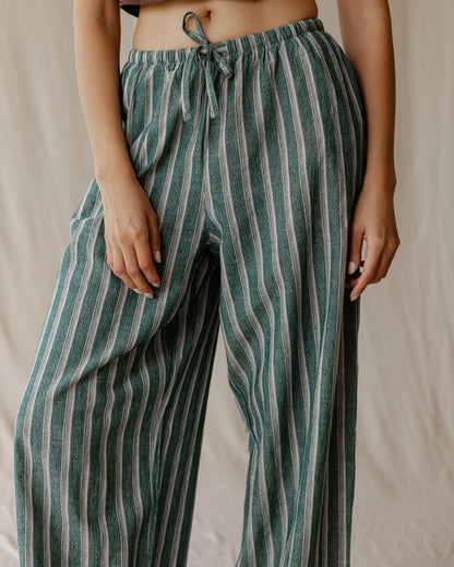Pantalones Linen Moss Drift