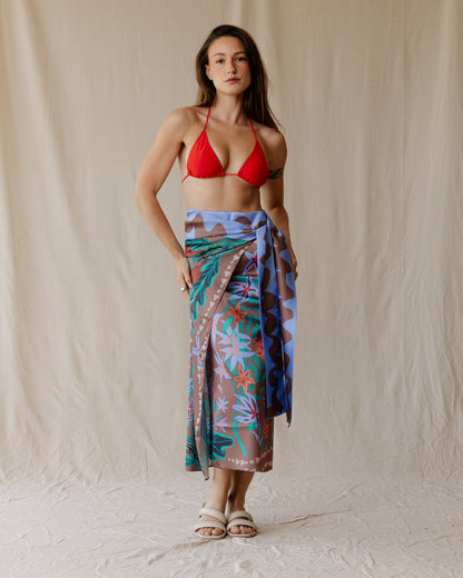 Pina Colada Morning Sarong