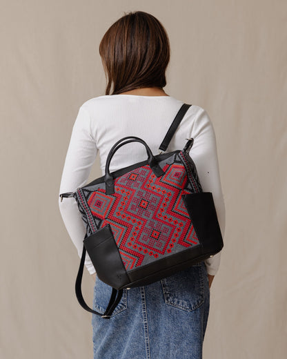Bolsa de ciudad cosida