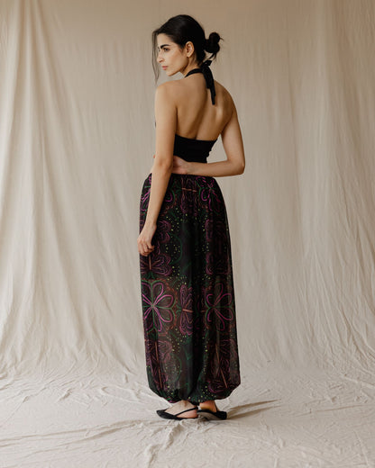Pantalones Noir Bloom