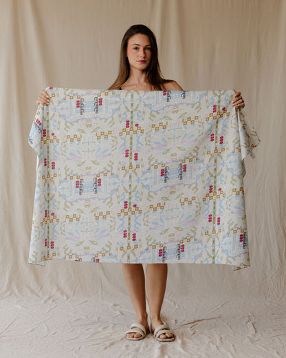 Horse’s Eden In Mint Voile Wrap