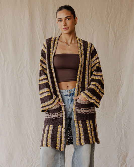 Mocha Marigold Cardigan