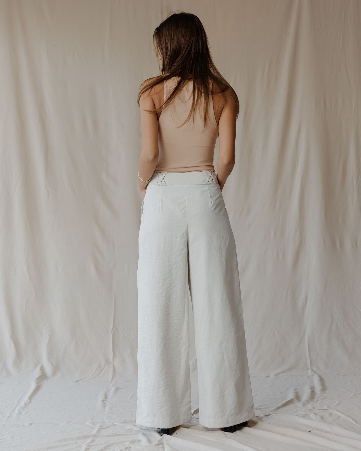 Pantalones X Stitch Blancos