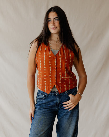 Island Dreams Vest Orange