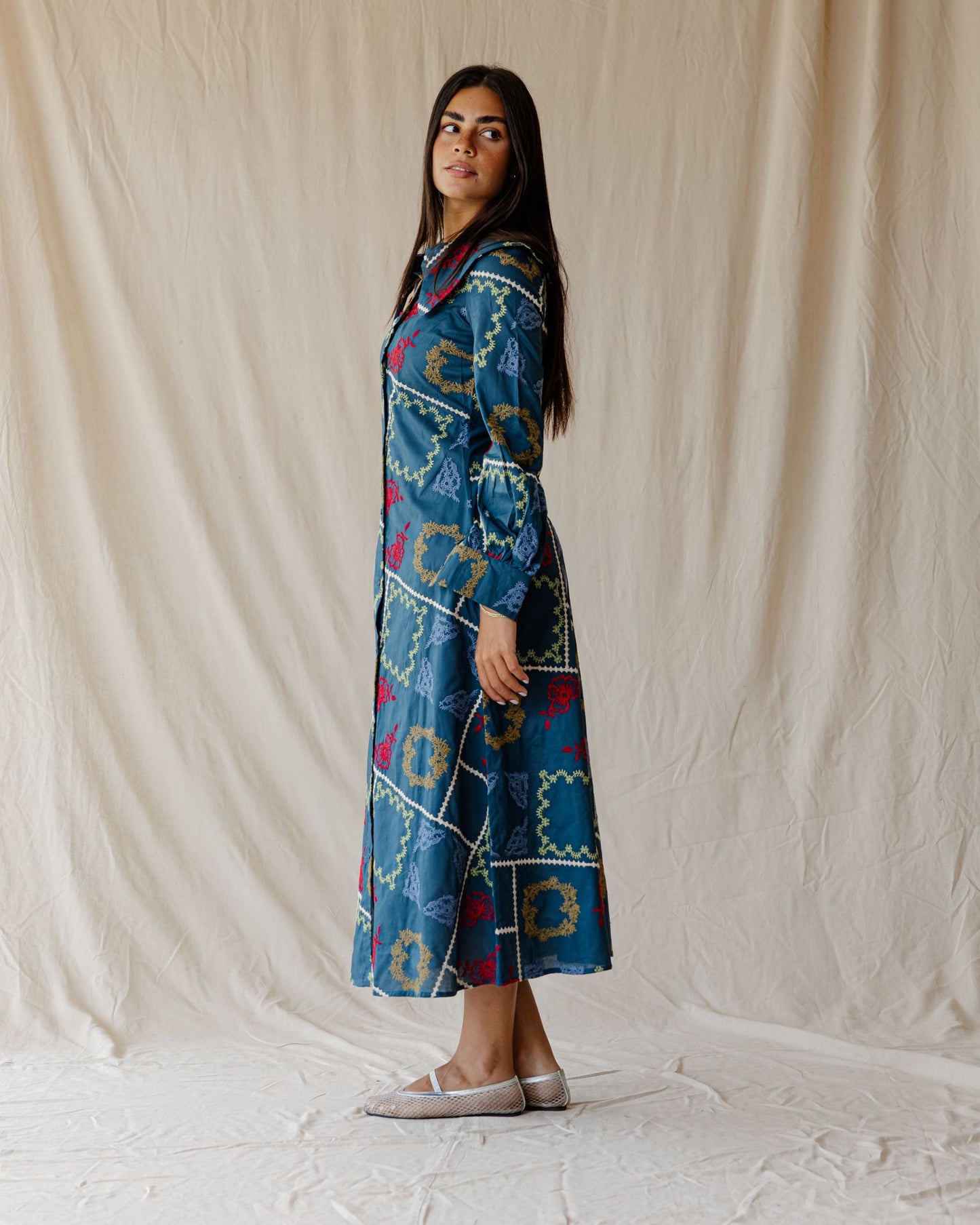 Midnight Harvest Long Dress