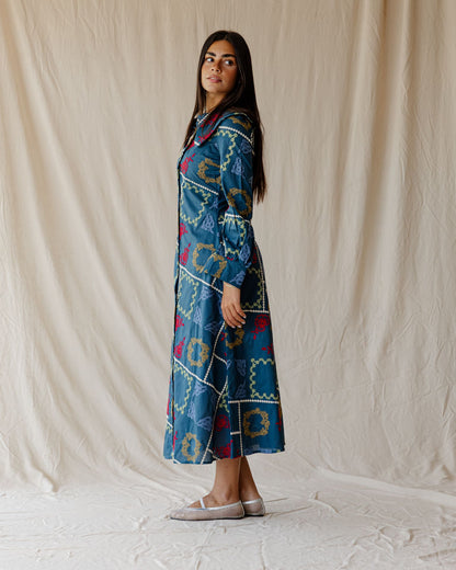 Midnight Harvest Long Dress
