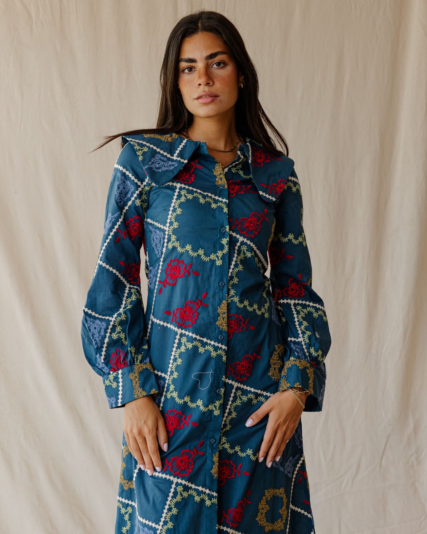 Midnight Harvest Long Dress