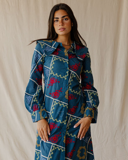 Midnight Harvest Long Dress