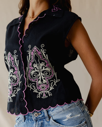 Rosette Boom Vest