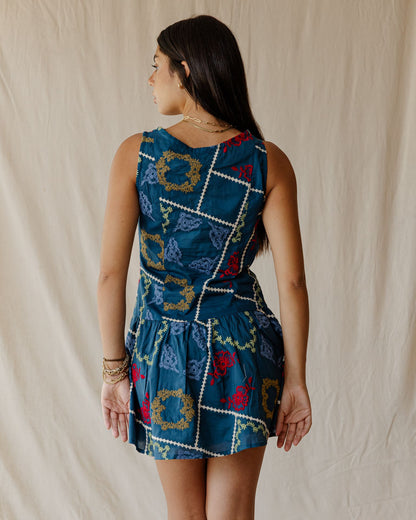 Midnight Harvest Mini Dress