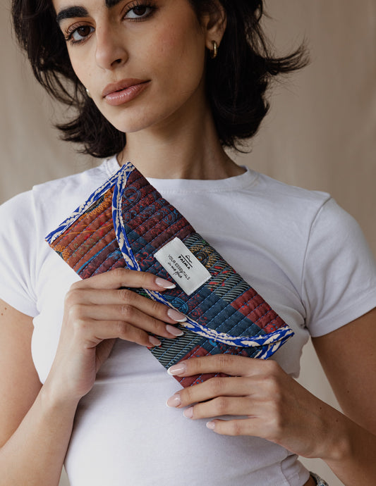 Paisley Patchwork Scrap Pouch