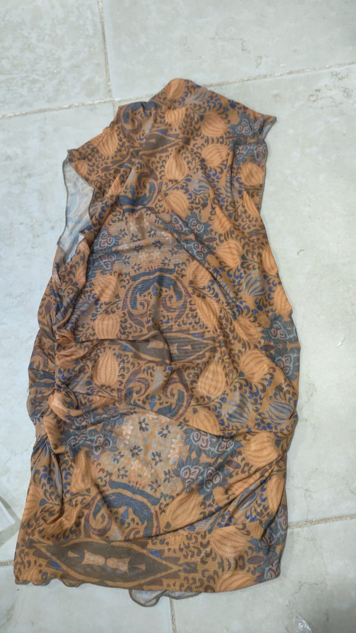 Autumn Mirage Sleeveless Mesh Top