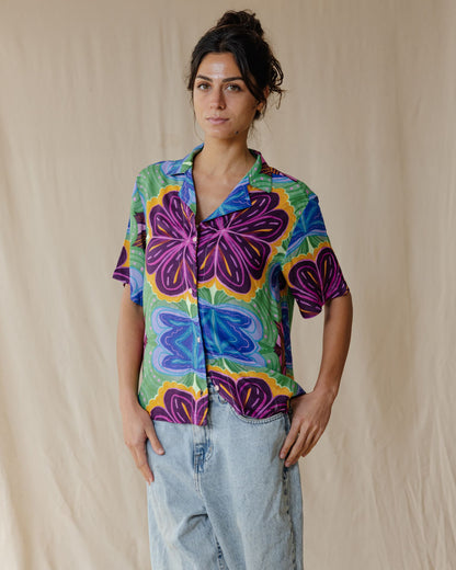 Camisa Flora Notes