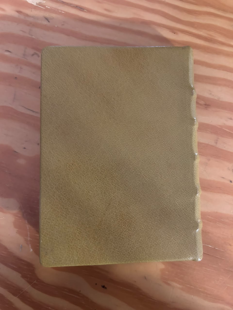 Small Beige Papyrus Paper Agenda