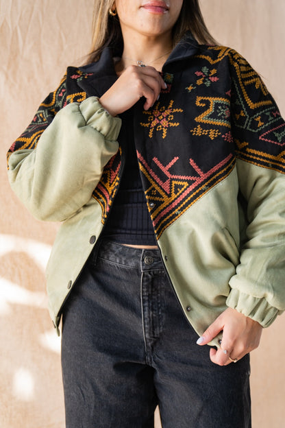 The Timeless Bomber Jacket Olive