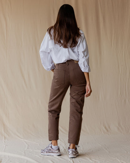 Sora Brown Denim Pants