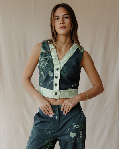 Hearts on Deck Olive Green Set