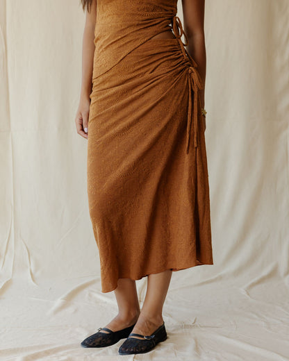 Terra Lace Brown Skirt