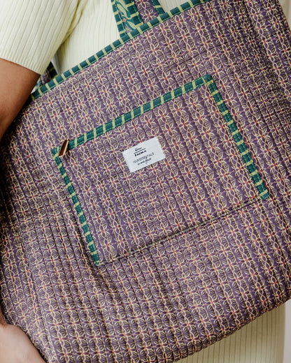 Emerald City Quilted Tote Bag