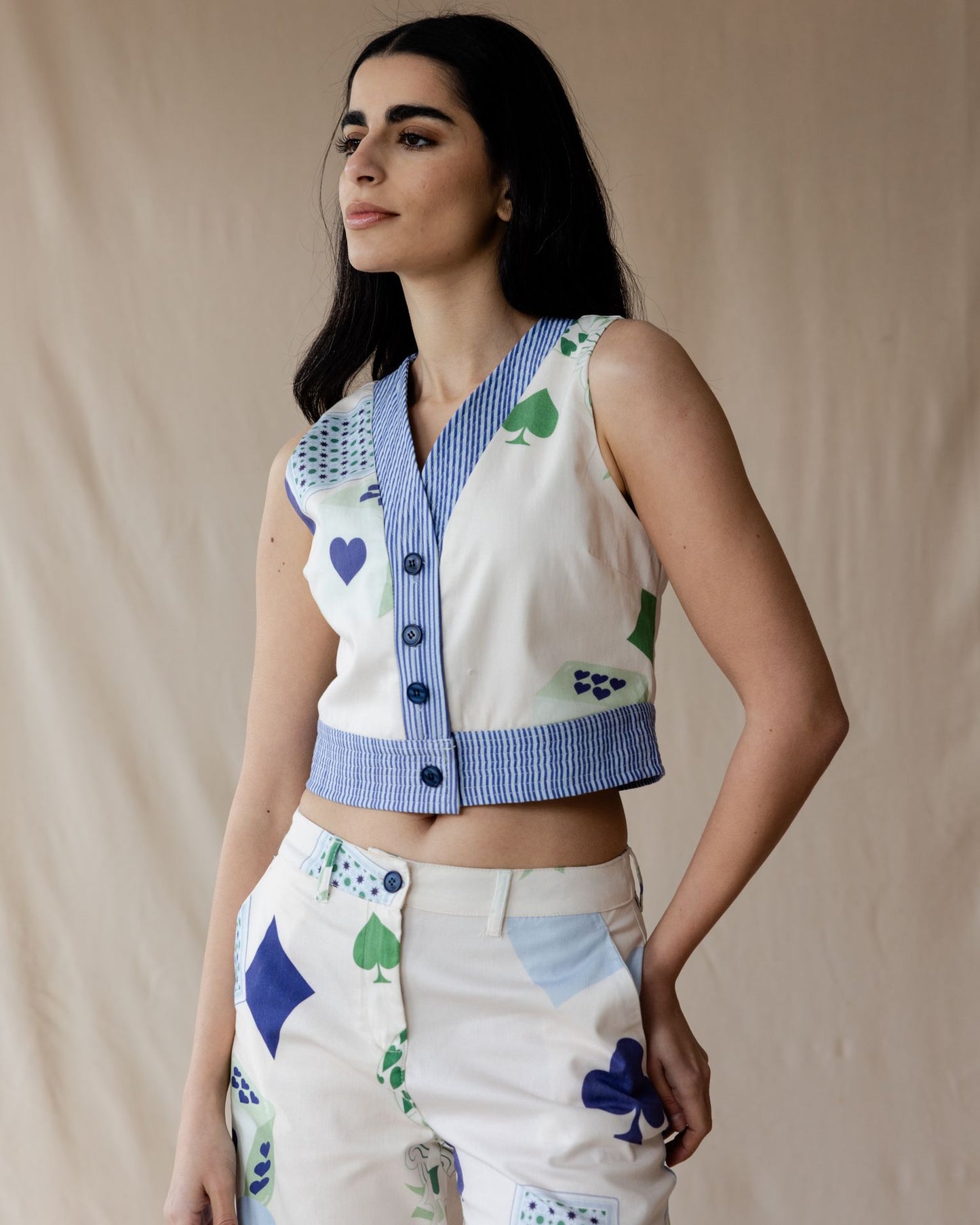 Hearts on Deck Cream Set