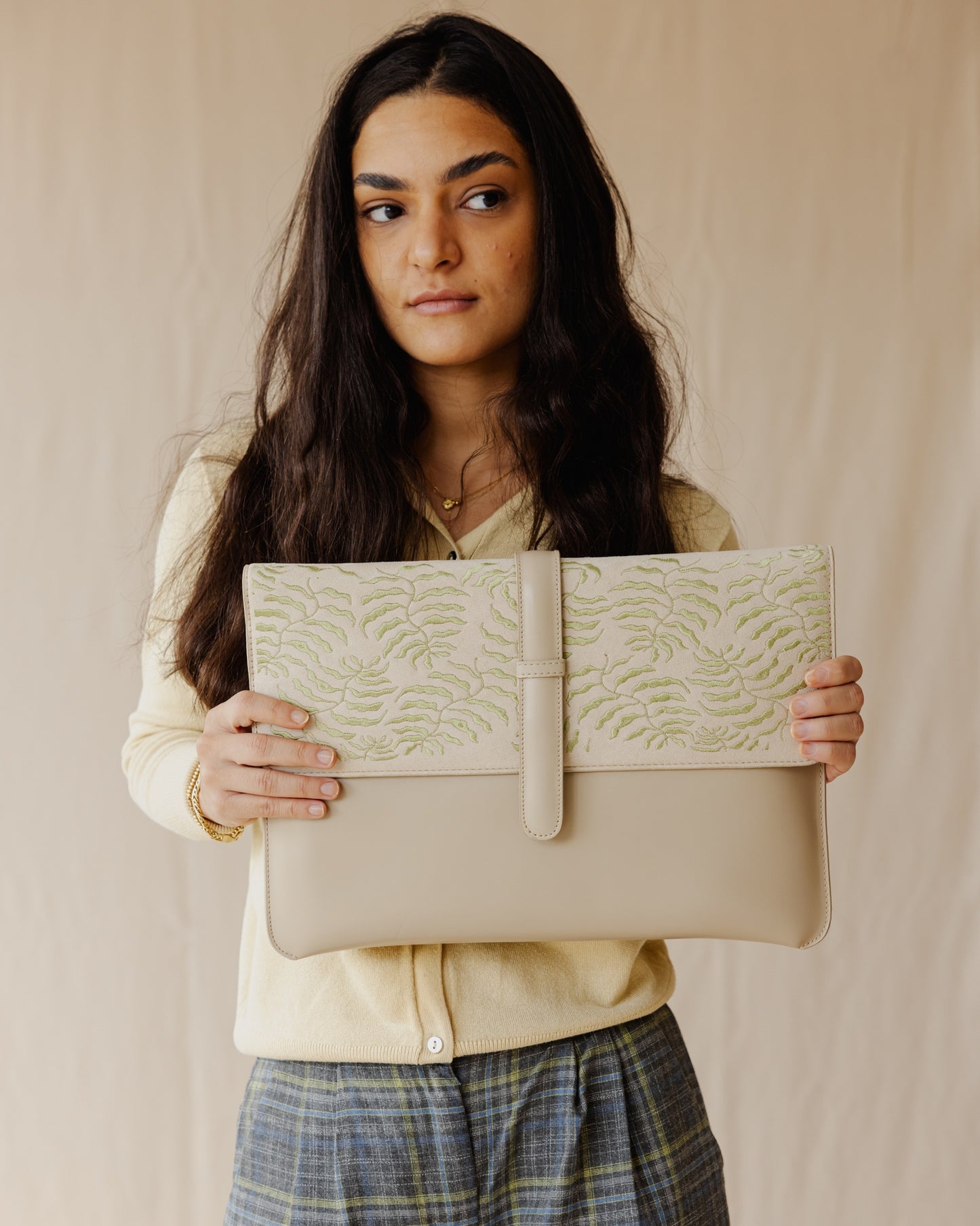 Capa frondosa para laptop