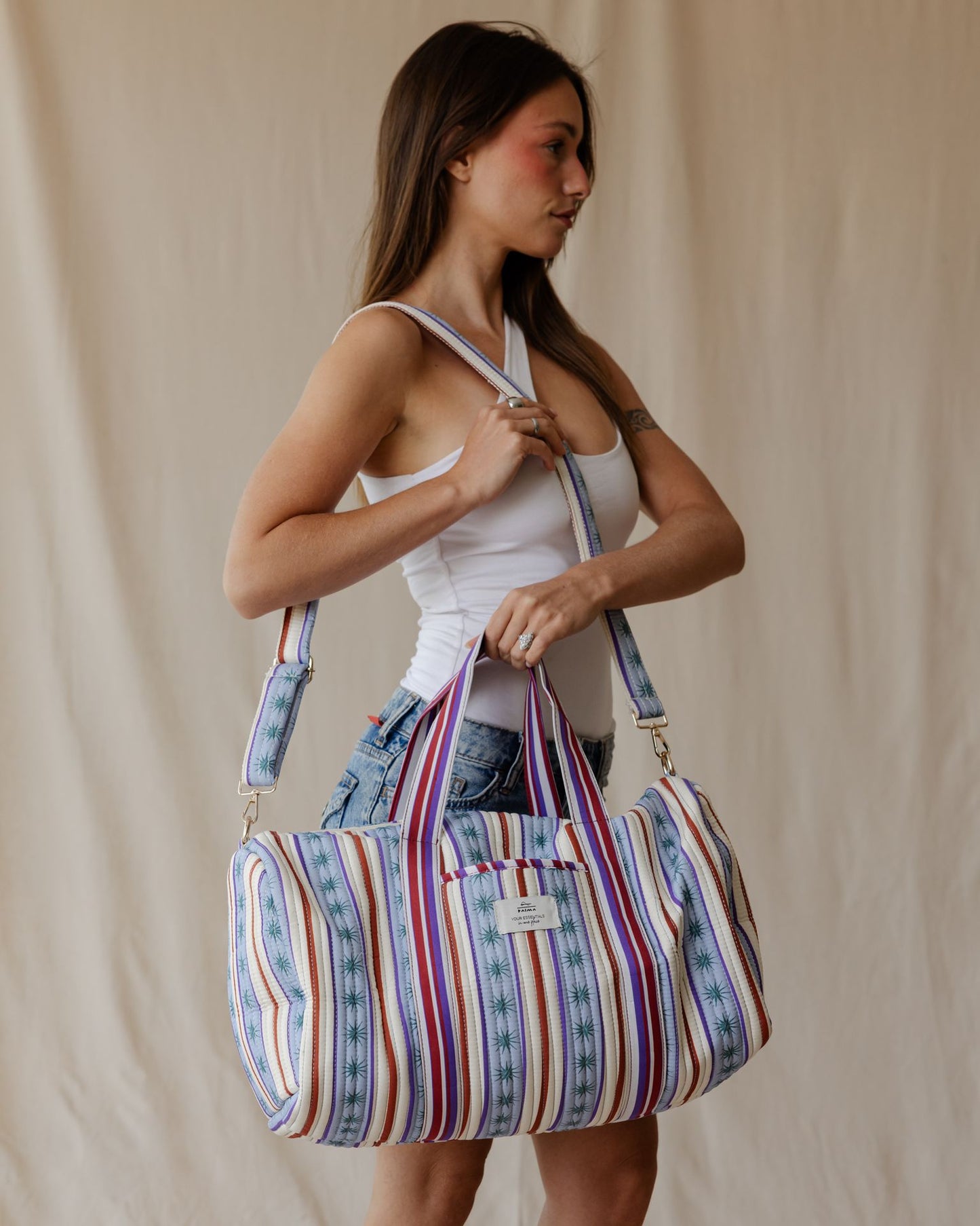 Sail Stripe Duffle Bag