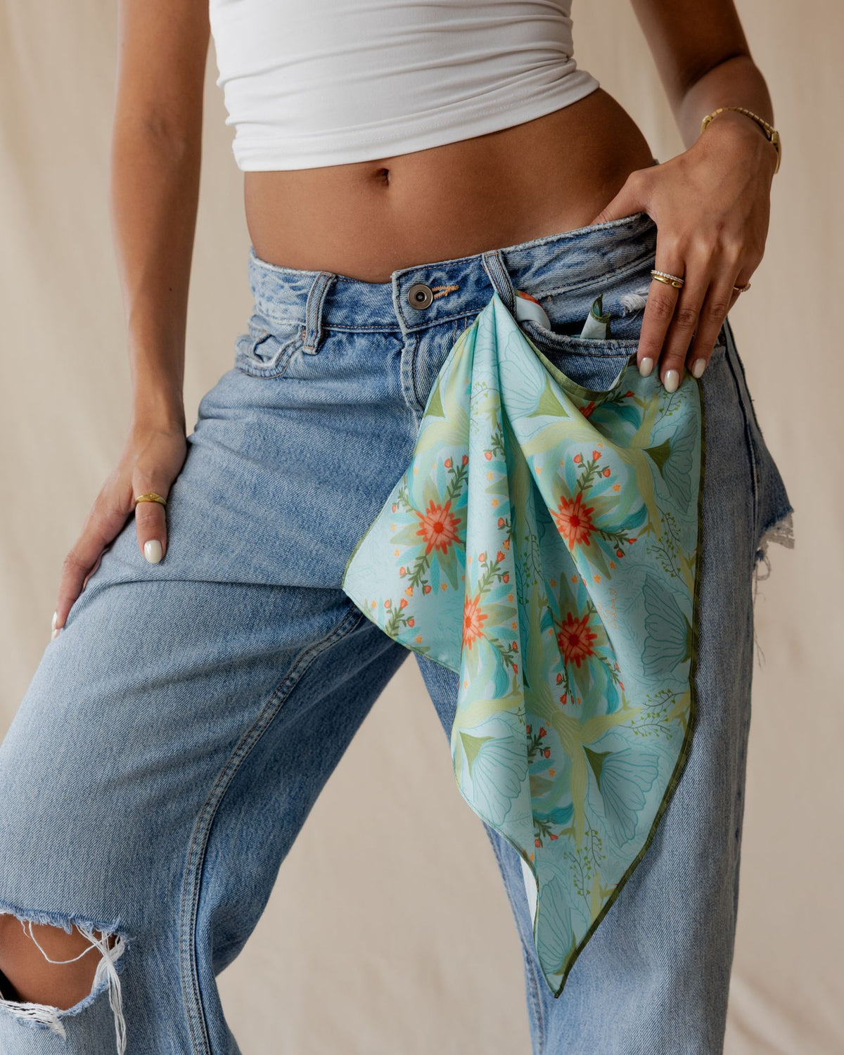 Palma X Ellie Wildflower Garden Scarf
