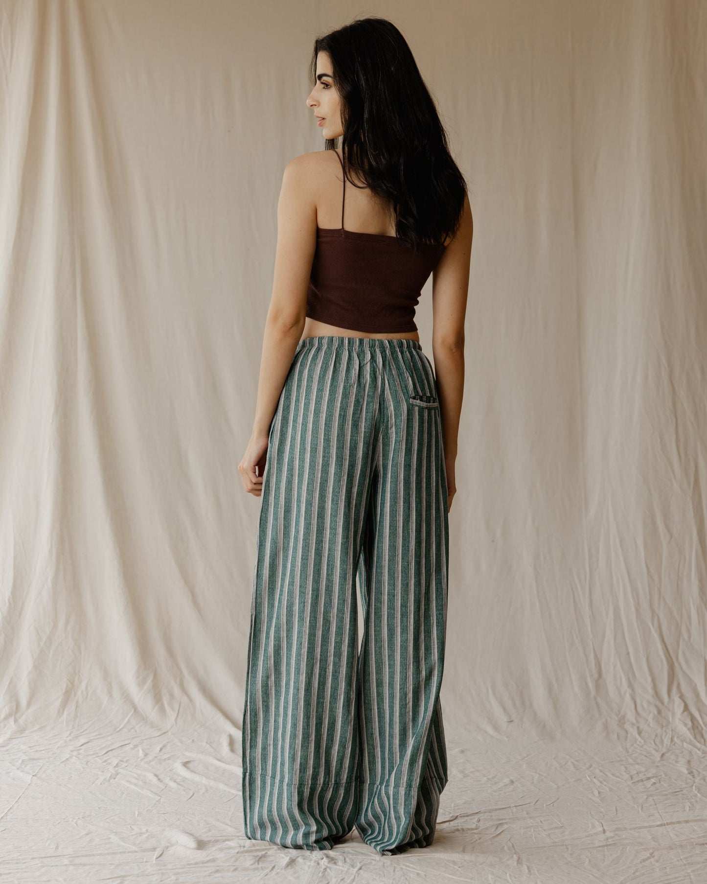 Pantalones Linen Moss Drift