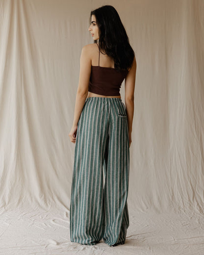 Pantalones Linen Moss Drift