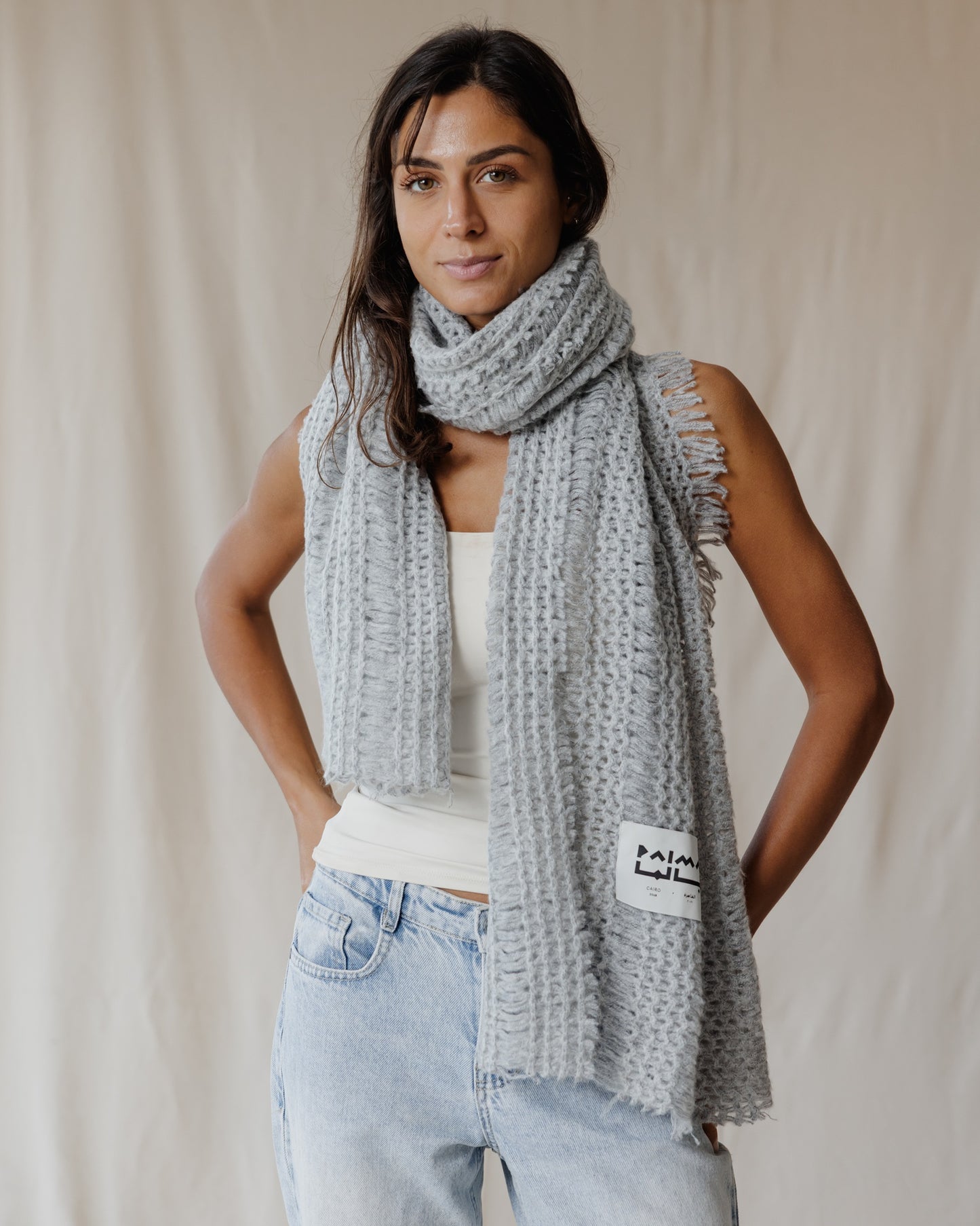 The Baby Blue Crochet Scarf