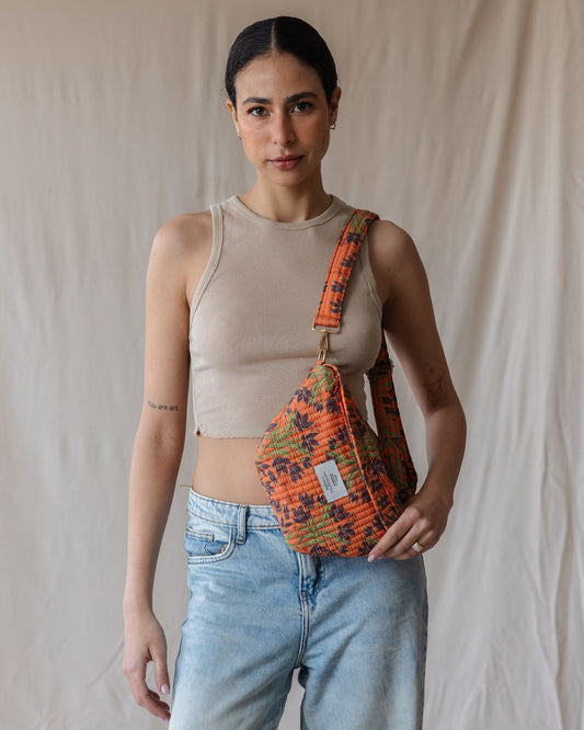 Tangerine Garden Fanny Pack