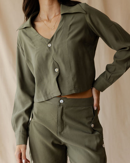 Théa Olive Shirt