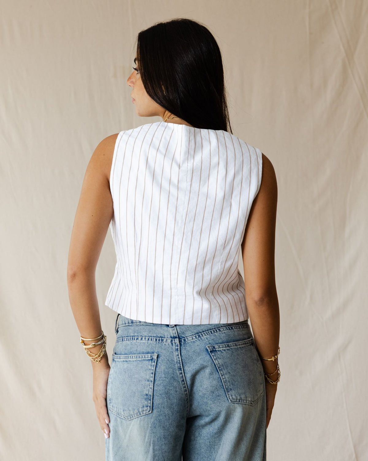 White Afternoon Vest