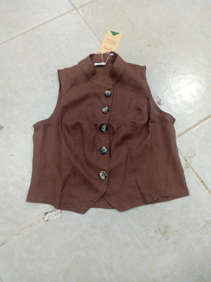 Elna Brown Vest