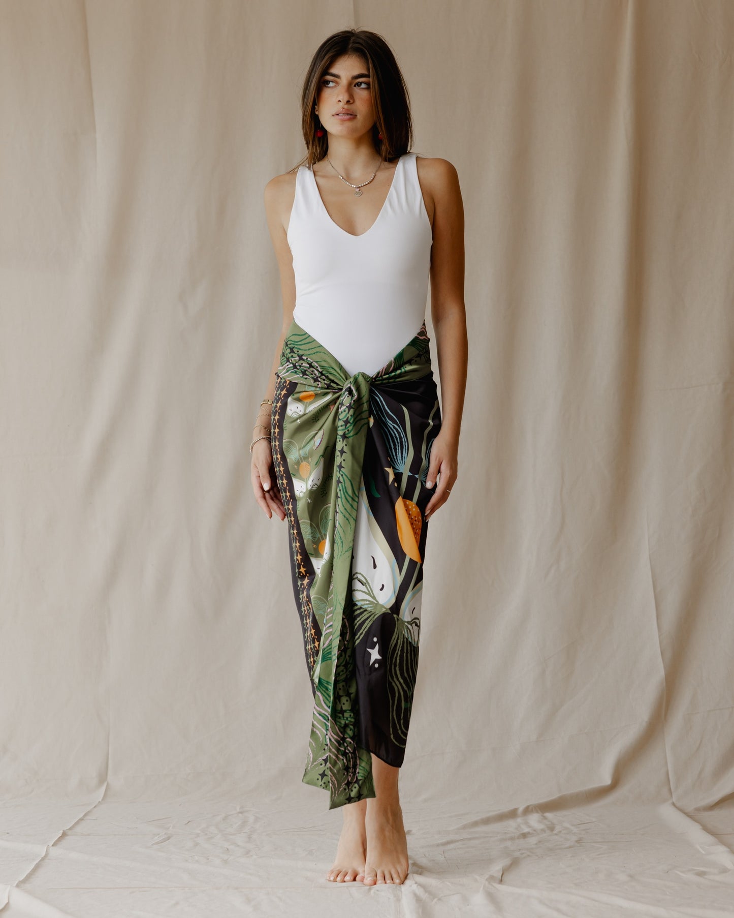 Paradise Sarong Black