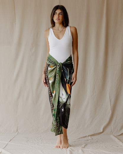 Paradise Sarong Black