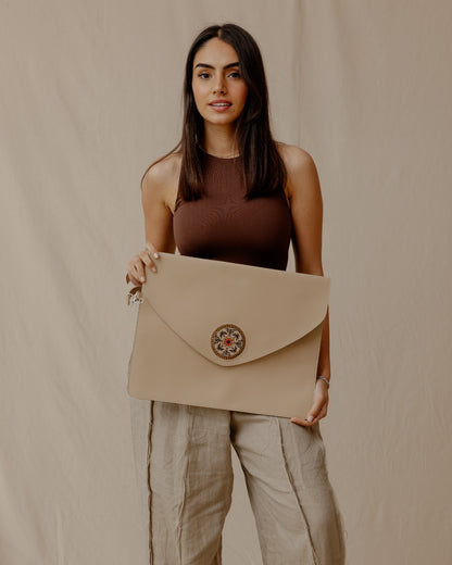 Funda de sobre persa beige