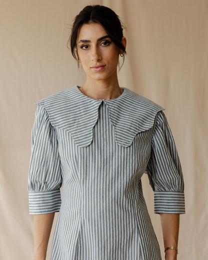 The Petite Poise Sage Green Dress