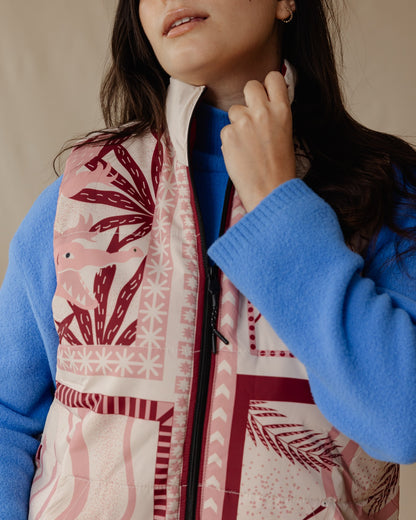 Chaleco impermeable Cairo Breeze en color crema