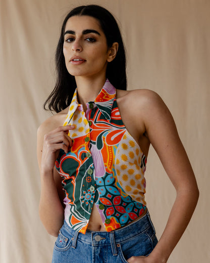 Camisa Patchwork Terra