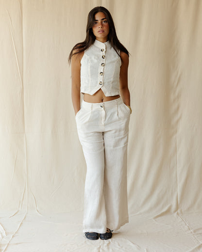 Elna Off-White Pants