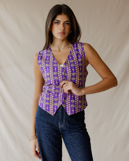 Palms Vest Purple
