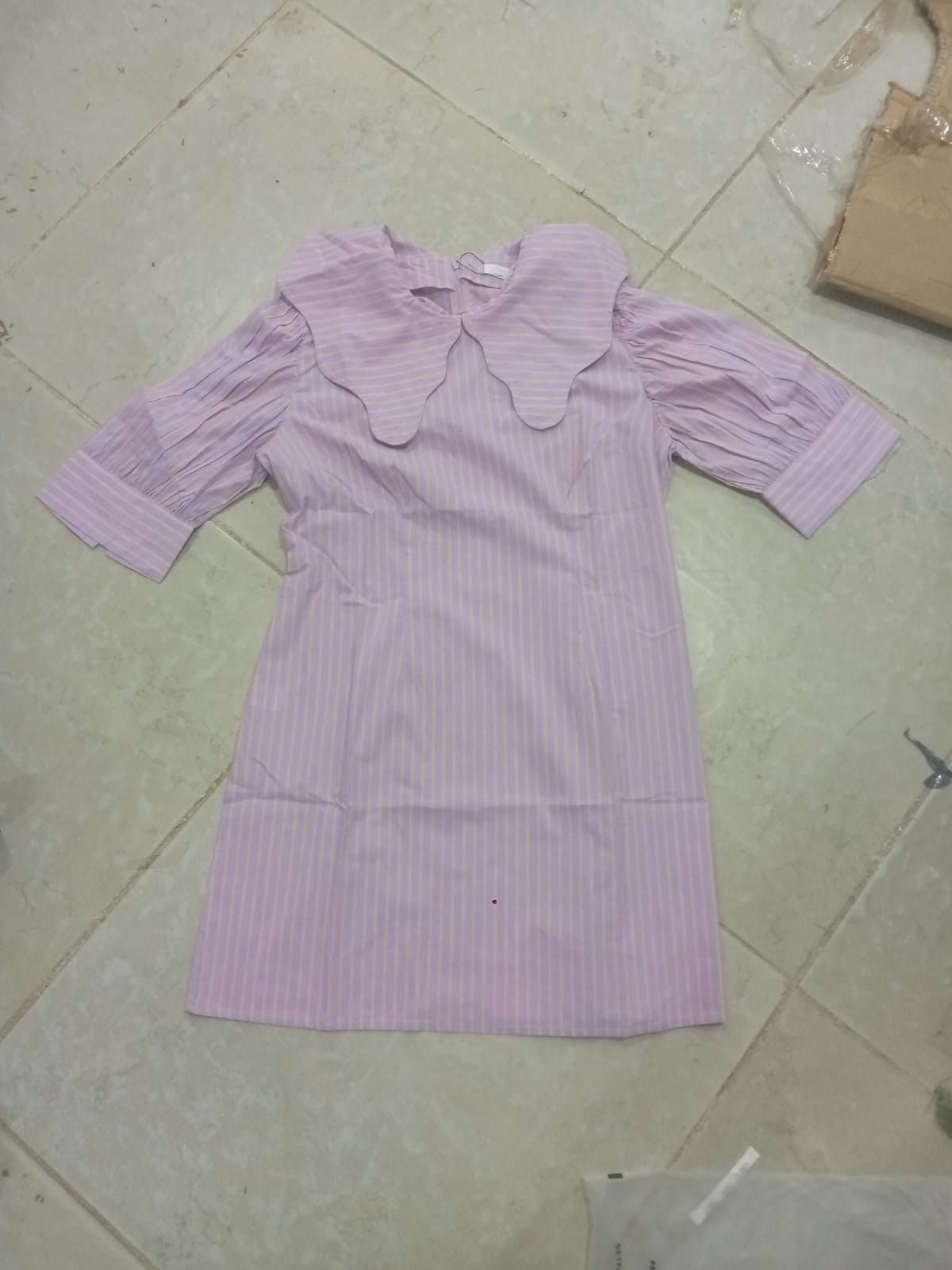The Petite Poise Dust Purple Dress