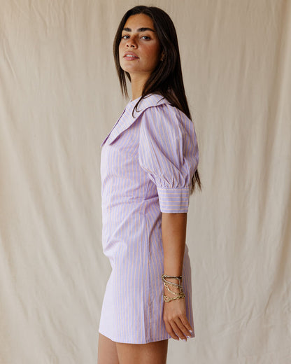 The Petite Poise Dust Purple Dress
