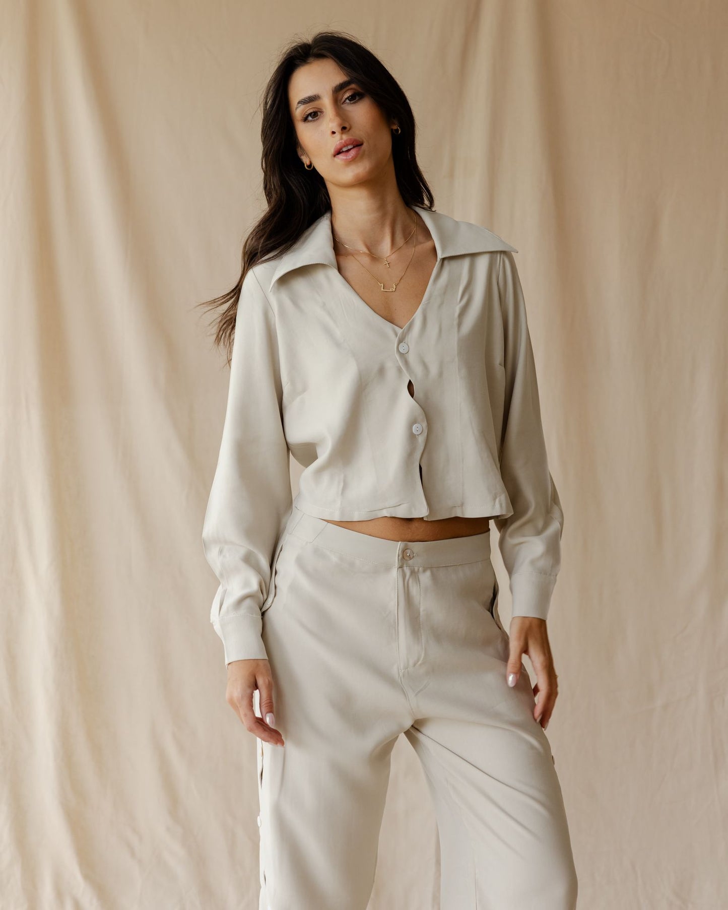 Théa Beige Shirt