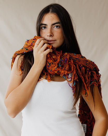 Handmade Speckled Sunset Scarf