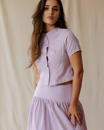 Afternoon Purple Skirt