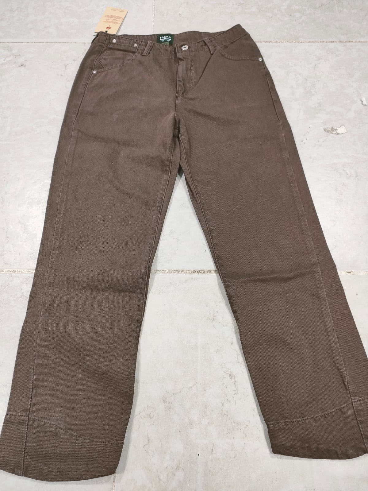 Sora Brown Denim Pants