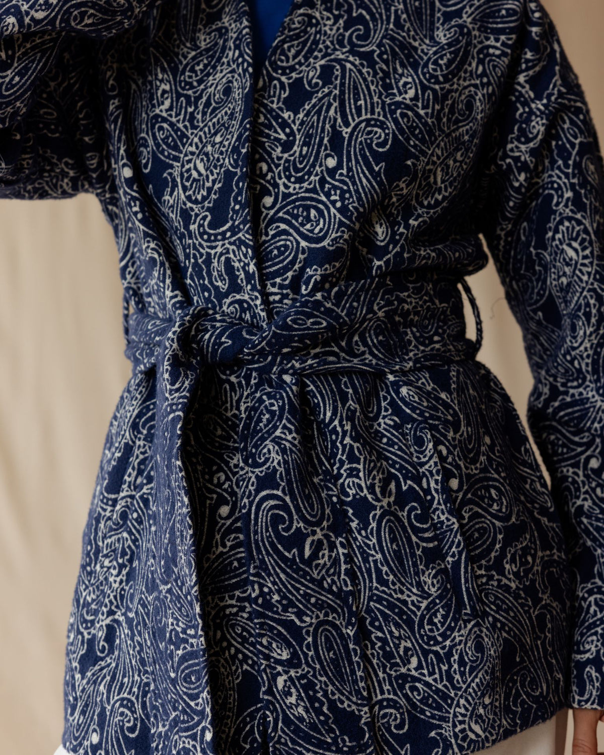 Royal Blue Paisley Jacket